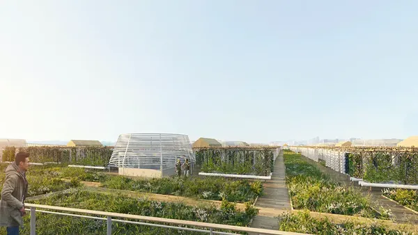 Kebun Seluas 2 Lapangan Bola di Atap Kota Paris