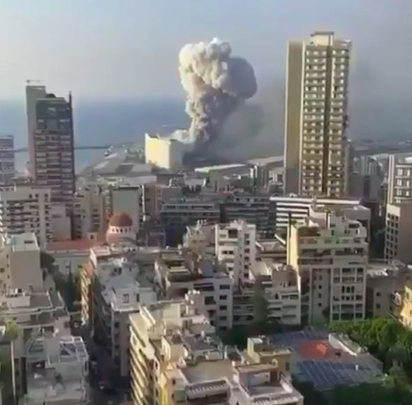 Ledakan di Lebanon