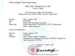 Guru Besar Ilmu Politik UGM Cornelis Lay Tutup Usia