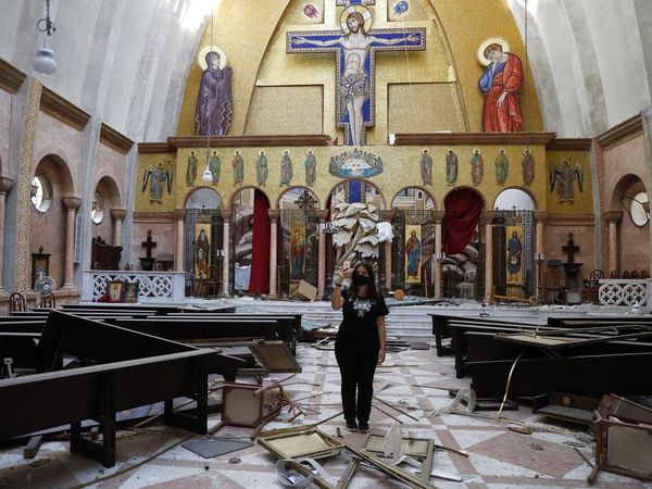 Masjid hingga Gereja Jadi Korban Ledakan di Lebanon