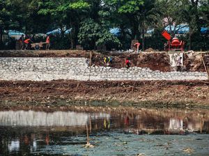 Antisipasi Banjir, Setu Parigi Tangsel Diperbaiki