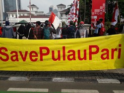 Pendemo di Balkot Desak Anies Datangi Pulau Pari, Atasi Konflik Tanah
