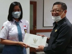 Dhea Lukita, Pelajar Asal Tulungagung Dua Kali Terpilih Jadi Paskibraka di Istana
