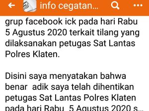Gadis yang Viral Gegara Curhat Ditilang saat Pandemi di Klaten Minta Maaf