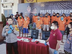 Belasan Pelaku Curanmor di Klaten Ditangkap, 40 Motor Diamankan