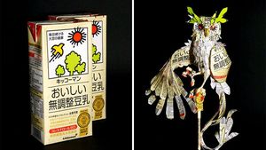 Nggak Nyangka, 10 Miniatur Keren Ini Terbuat dari Bungkus Makanan