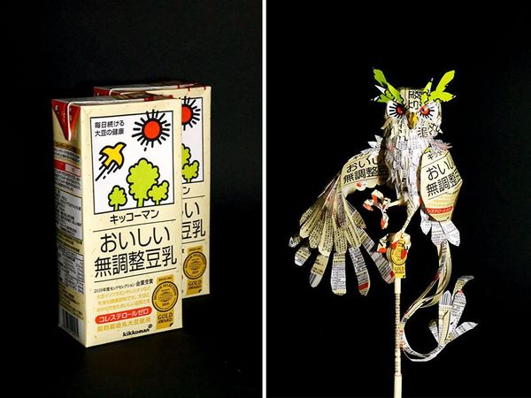 Nggak Nyangka, 10 Miniatur Keren Ini Terbuat dari Bungkus Makanan