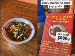 Viral! Di Yogyakarta Bisa Makan Kenyang Mie Ayam Harga Rp 5.000