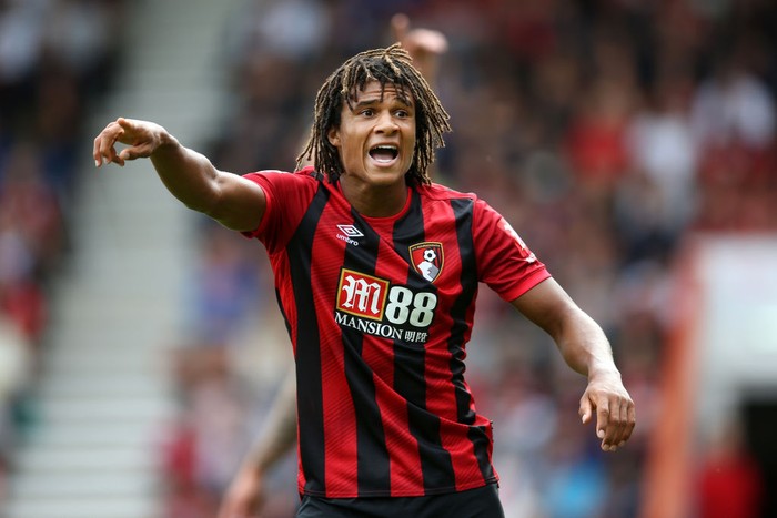 BOURNEMOUTH, ENGLAND - AUGUST 10: Nathan Ake of AFC Bournemouth gives instructions during the Premier League match between AFC Bournemouth and Sheffield United at Vitality Stadium on August 10, 2019 in Bournemouth, United Kingdom. (Photo by Steve Bardens/Getty Images)