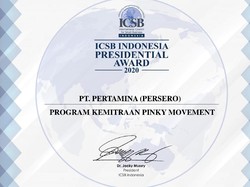 Pinky Movement Pertamina Sabet Penghargaan ICSB Indonesia 2020