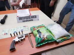 Polisi Tangkap Rampok Bersenpi Bermodus Jual Narkoba di Batam