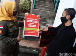 Satpol PP Bandung Kumpulkan Denda Rp 47 Juta dari Pelanggar Prokes