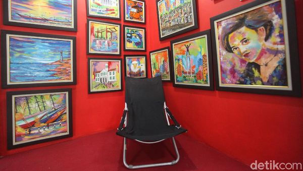 Begini Jadinya Kios Pasar Disulap Jadi Galeri Seni