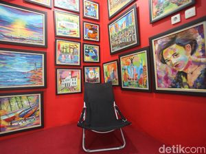 Begini Jadinya Kios Pasar Disulap Jadi Galeri Seni
