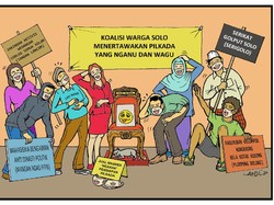 Ilustrasi Menohok soal Kotak Kosong Vs Gibran Jelang Pilkada Solo