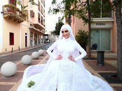Cerita Pengantin yang Viral, Foto Saat Ledakan Lebanon: Aku Akan Mati