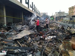 Ini Penyebab Kebakaran Pasar Timbul Tomang Sulit Dipadamkan