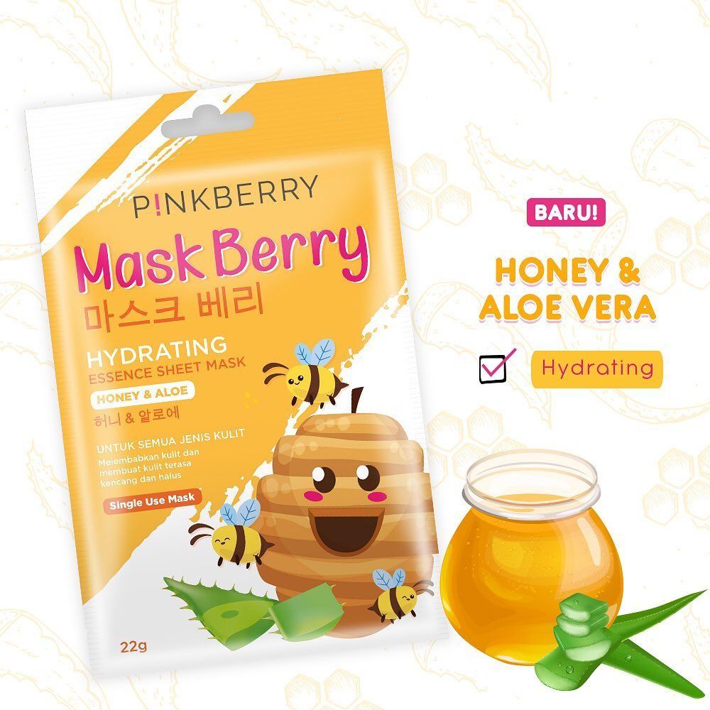 MaskBerry Sheet Mask Pinkberry