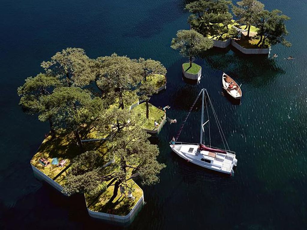 Foto-Foto Keindahan Taman Apung di Denmark yang Akan Buka Foto-Foto Keindahan Taman Apung di Denmark yang Akan Buka
