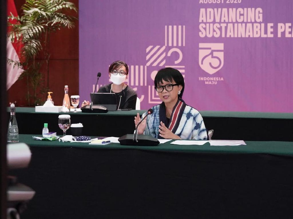 Pimpin Sidang DK PBB, Menlu Bicara Komitmen RI Lawan Terorisme Saat Pendemi Pimpin Sidang DK PBB, Menlu Bicara Komitmen RI Lawan Terorisme Saat Pendemi