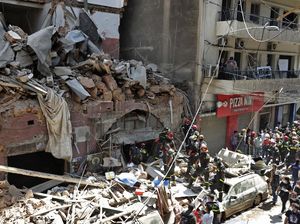 Ledakan Dahsyat di Lebanon Terekam CCTV Rumah Sakit