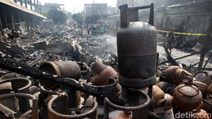Potret Pasar Timbul Barat Tomang yang Ludes Terbakar