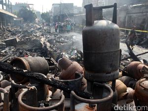 Potret Pasar Timbul Barat Tomang yang Ludes Terbakar