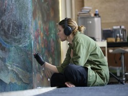 Restorasi Lukisan Terbesar Lee Man Fong Butuh Waktu Setahun