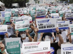Dokter-dokter Korea Selatan Ancam Mogok Kerja Gegara RUU Medis