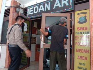 Tahanan di Polsek Medan Area Kabur dengan Jebol Dinding