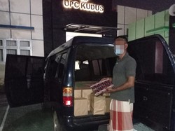 1 Mobil Berisi Ratusan Ribu Rokok Ilegal Diamankan Bea Cukai Kudus