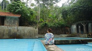 Potret Kolam Renang Tersembunyi di Bandung