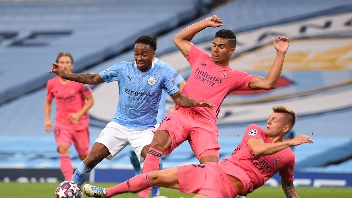 Real Madrid melawat ke Manchester City di leg pertama semifinal Liga Champions. (Foto: Getty Images/Shaun Botterill)