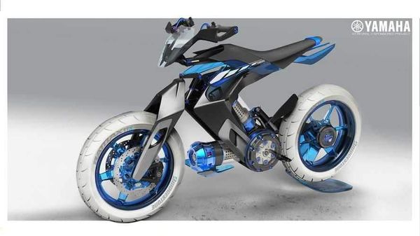 Intip Motor Konsep Yamaha yang Bertenaga Air, Punya Desain Super Moto