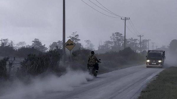 Foto-foto Pascaerupsi Sinabung