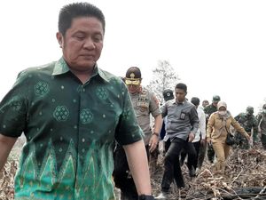 Kucurkan Rp 45 M, Gubernur Sumsel Minta Penanganan Karhutla Maksimal