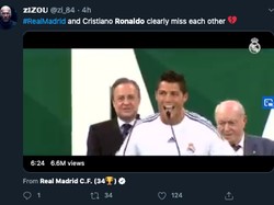 Meme ini menegaskan Real Madrid dan Cristiano Ronaldo jelas saling merindukan. (Foto: screenshot Internet/Twitter)