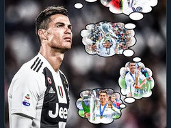 Karena Juventus pun tak lolos, senasib dengan Madrid, Ronaldo pun dikisahkan mengenang masa-masa indah di Real Madrid.  (Foto: screenshot Internet/Twitter)