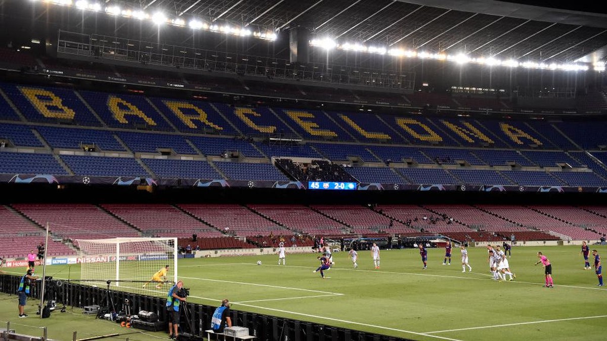 Barcelona tercatat tak terkalahkan dalam tujuh musim terakhir terakhir di Camp Nou pada ajang Liga Champions (Foto: Getty Images/David Ramos)