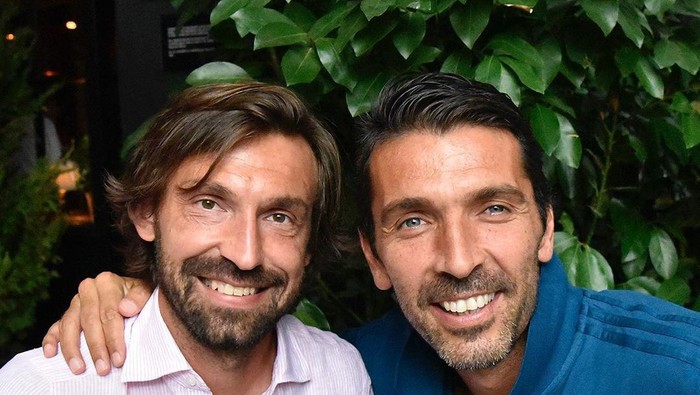 Gianluigi Buffon dan Andrea Pirlo