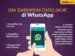 Ini Cara Sembunyikan Status Online di WhatsApp