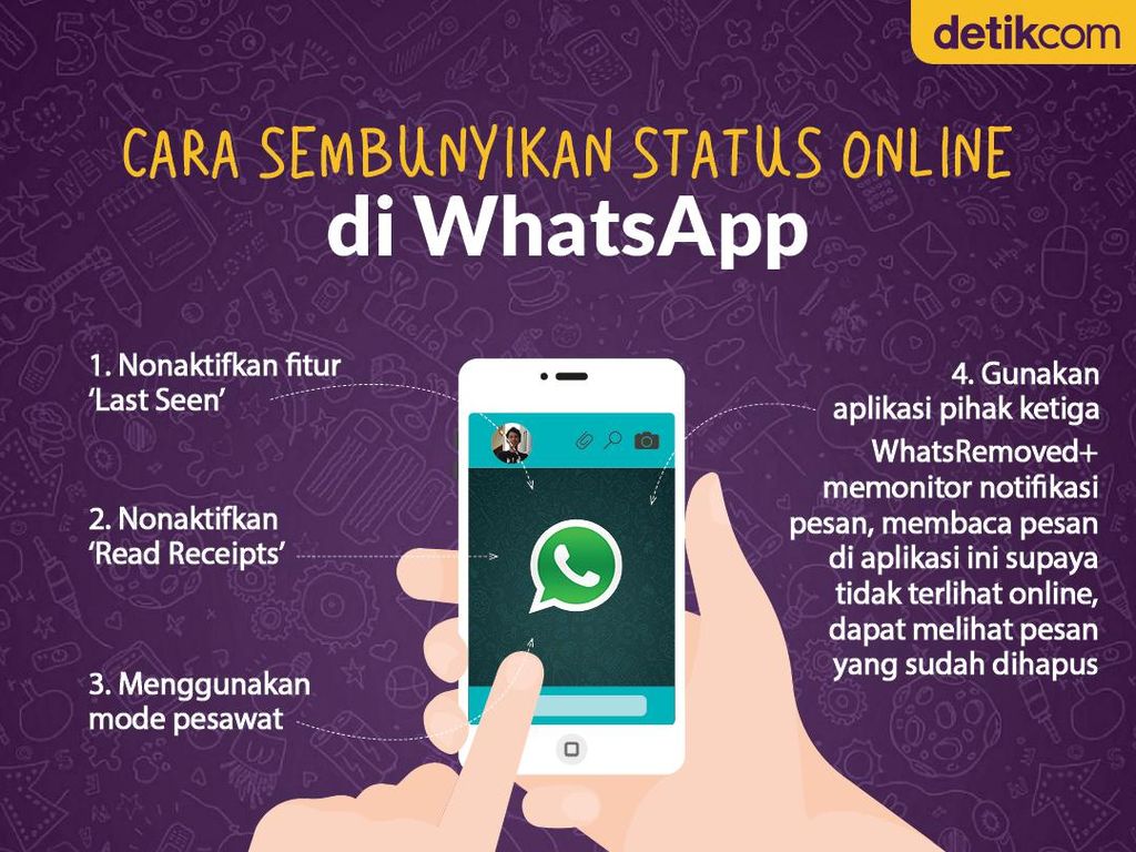 Ini Cara Sembunyikan Status Online di WhatsApp Ini Cara Sembunyikan Status Online di WhatsApp