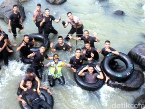 Gali Potensi Wisata, Polresta Sukabumi Gandeng Warga Bersihkan Sungai