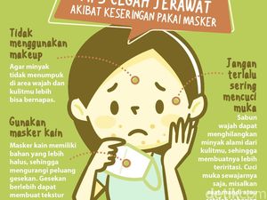 3 Tips Tangkal Jerawat Meski Seharian Pakai Masker
