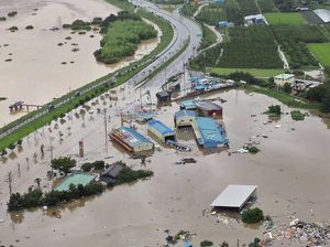 Hujan Deras Picu Longsor dan Banjir di Korea Selatan, 30 Orang Tewas