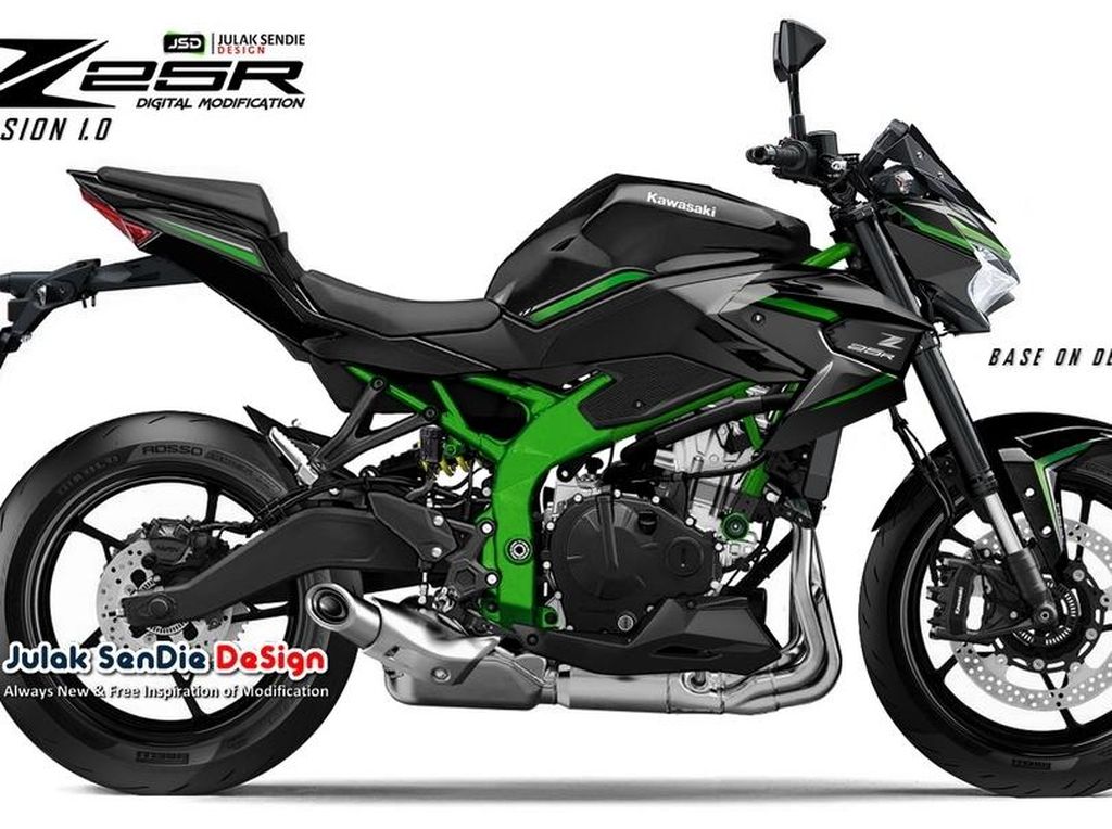 Ini Perkiraan Desain Kawasaki Ninja ZX-25R Versi Naked Ini Perkiraan Desain Kawasaki Ninja ZX-25R Versi Naked