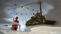 Gang-gang di Lubang Buaya Berhias Merah Putih