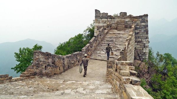 Foto: Sisi Tembok Besar China yang Berbahaya