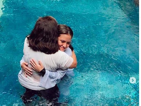 Dibaptis, Marsha Aruan Tegaskan Tak Pindah Agama