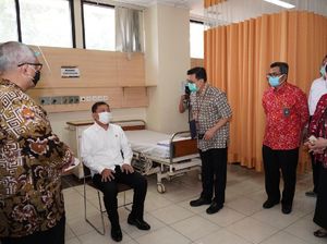 Sehari Jelang Uji Vaksin Sinovac, Menkes Terawan Datangi RSP Unpad